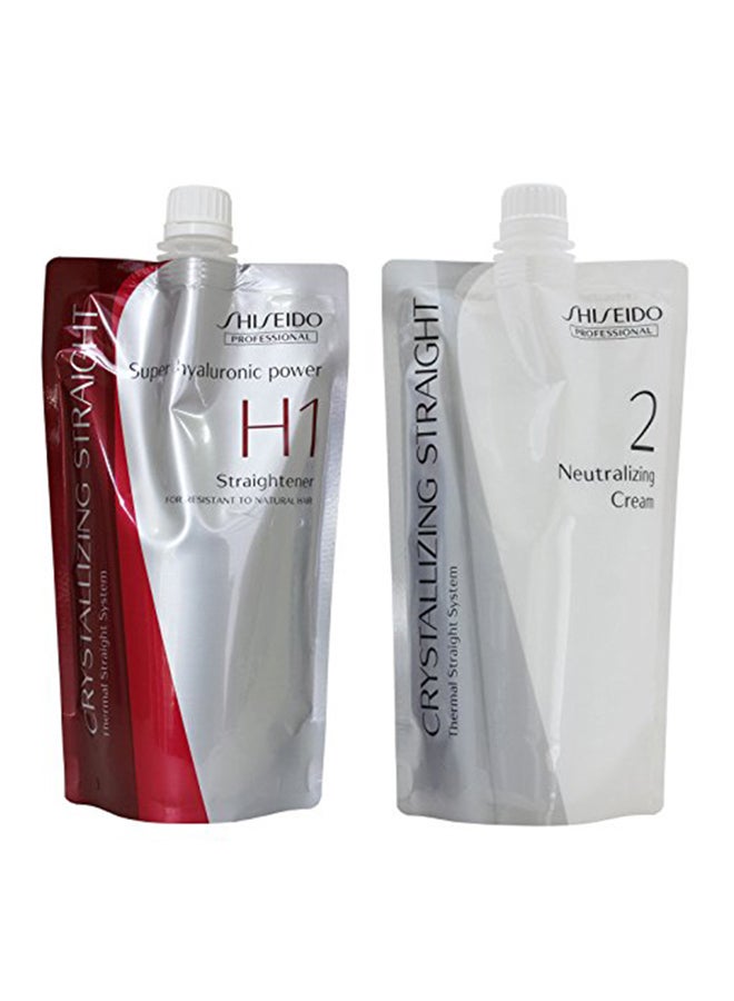 Shiseido - Professional Crystallizing Straightener And Neutralizer H1 Multicolour 0.84898kg - Image 1