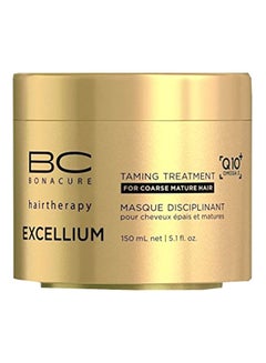 BC Bonacure EXCELLIUM Taming Treatment with Q10+ Omega-3, 5.07-Ounce Multicolour 0.19522kg
