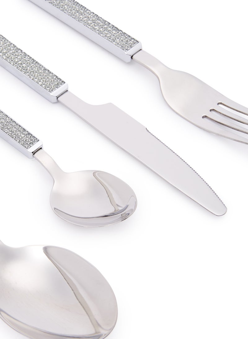 LINKAGE Glitter 24Piece Cutlery Set  Standard - Image 3