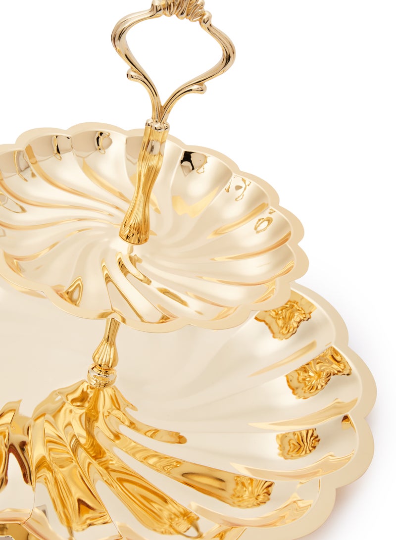 LINKAGE Candy Dish 2 Tier Gold Standard - Image 3