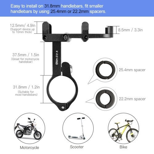 GUB PRO2 Phone Holder Mount - Image 4