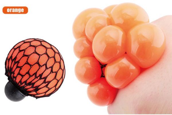 HAPPYTOYS Anti Stress Face Reliever Grape Ball  - Image 3