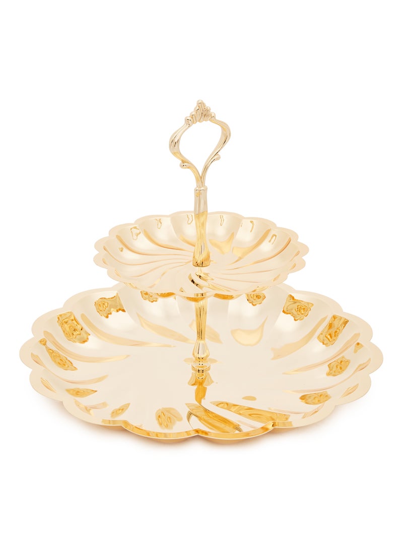 LINKAGE Candy Dish 2 Tier Gold Standard - Image 2