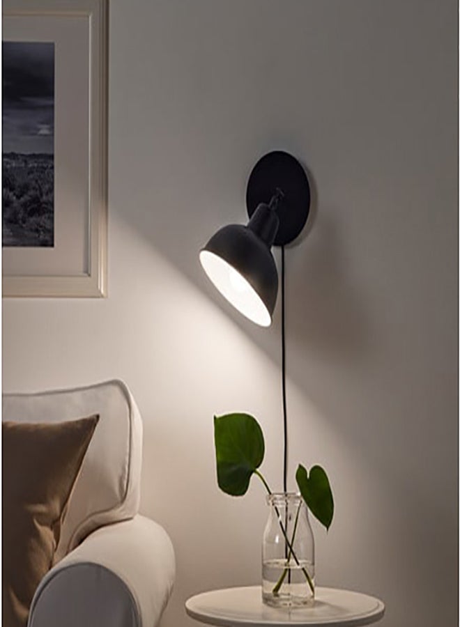 Ikea Skurup Wall Uplighter Table Lamp Black 35 x 23cm Best Price
