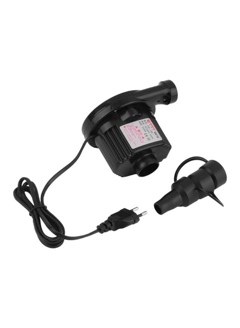 AC Electric Inflate Deflate Air Pump Black