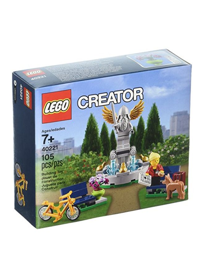 LEGO - 40221 105-Piece Park Fountain Building Set 40221 7+ Years - Image 1