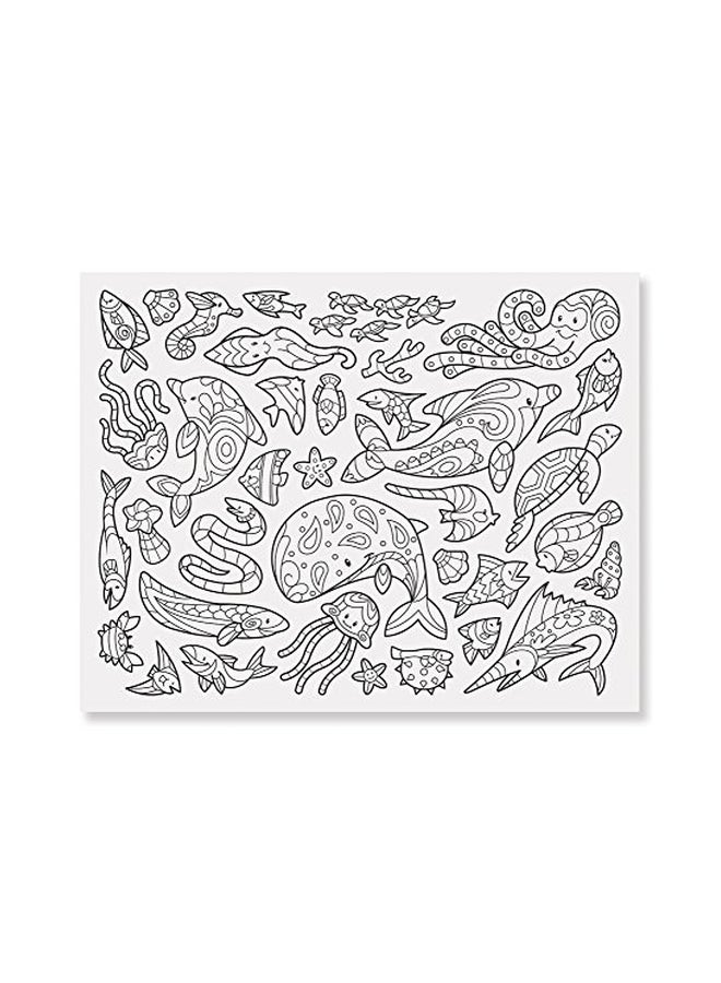 Melissa & Doug Colour Your Own Animal Sticker Pad 9468 Multicolour - Image 2