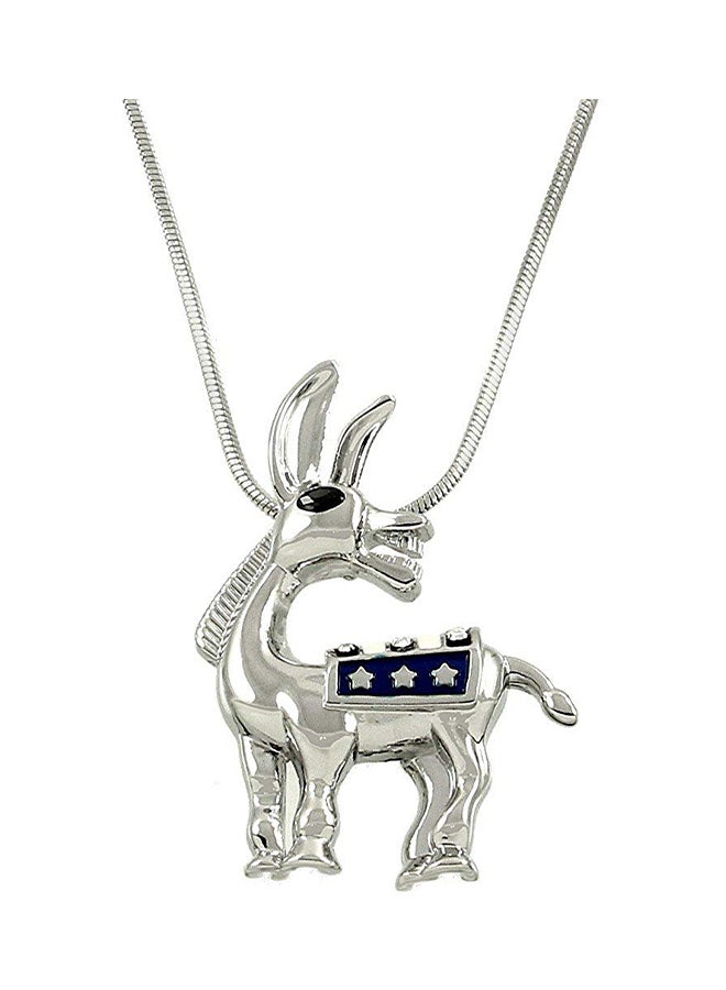 Democratic Donkey Pendant Necklace - v1553540958/N21639266A_1