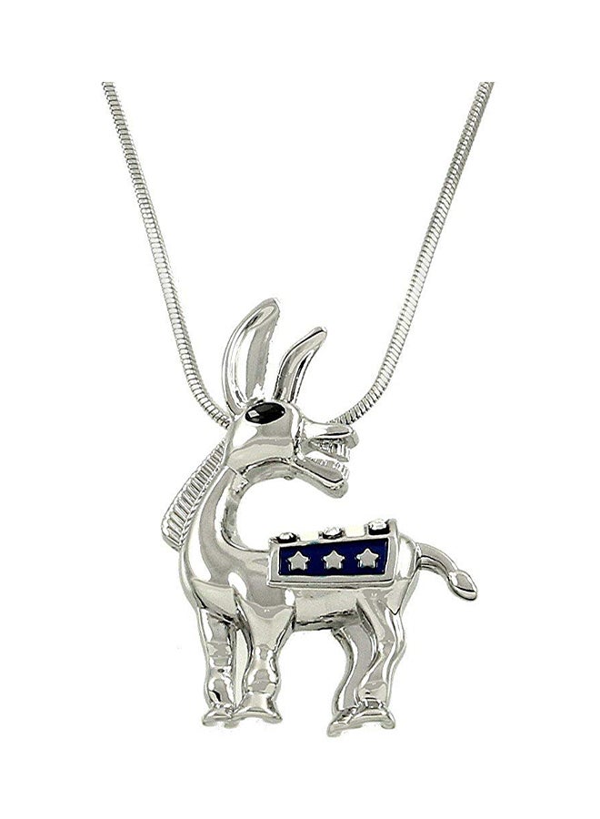 Falari - Democratic Donkey Pendant Necklace - Image 1