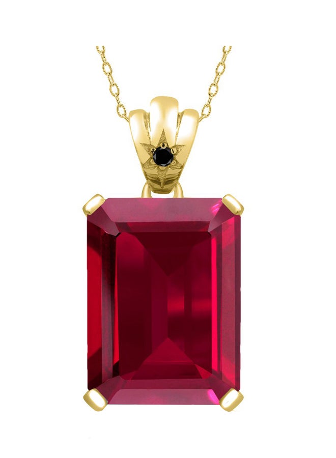 GEM STONE KING Ruby Diamond Pendant 