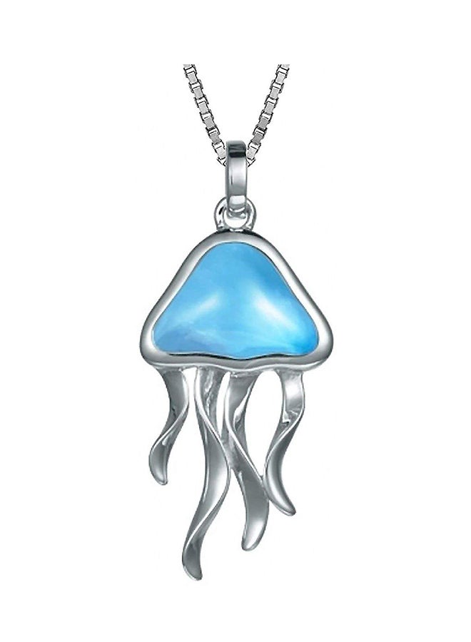 Larimar Jellyfish Necklace Pendant - v1553541331/N21645031A_1