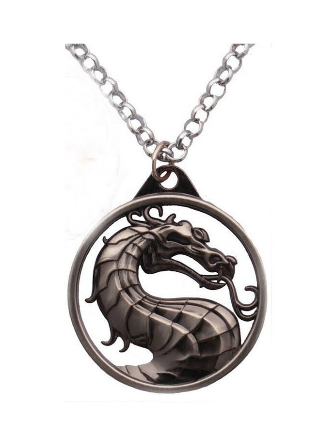 Kombat Vintage Charms Dragon Amulet Necklace