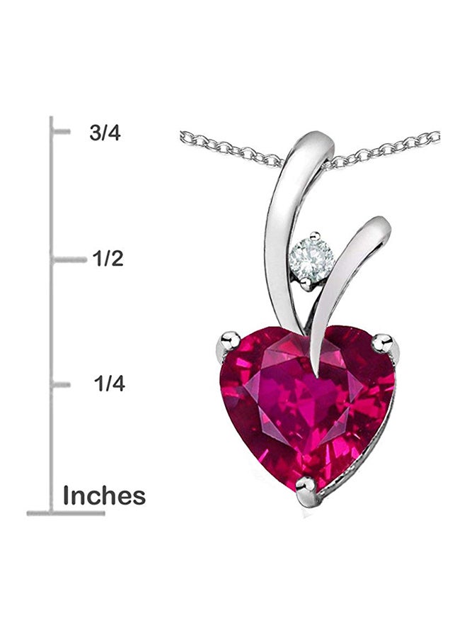 Star K Heart Shape Endless Love Pendant Necklace - Image 2