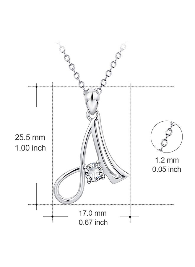 YFN Letter A Alphabet Pendant Necklace - Image 2