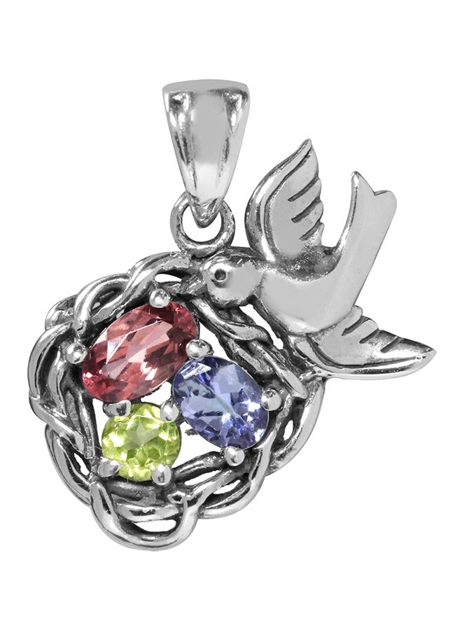 Silvershake Bird Nest Pendant