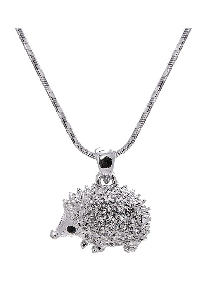 Crystal Sparkling Happy Hedgehog Necklace - v1553541564/N21647847A_1