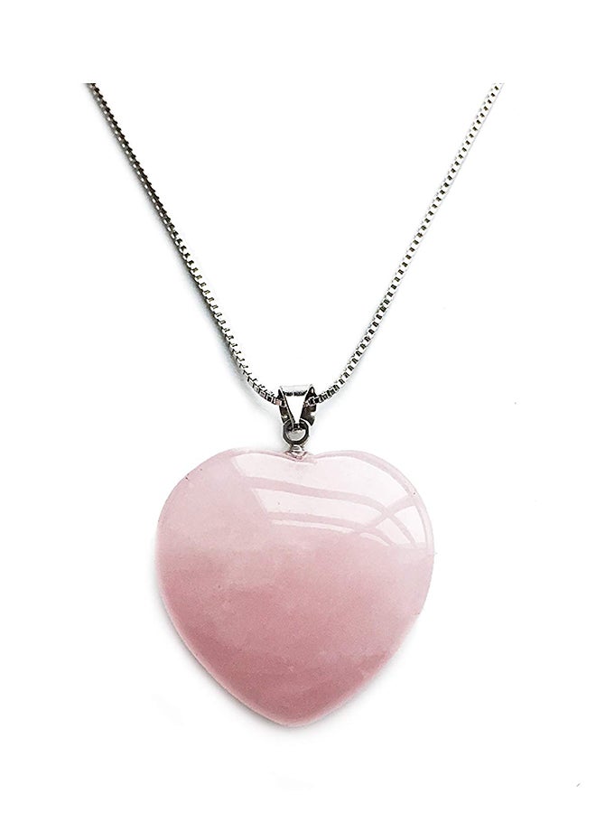 Bella Jade - Puffy Heart Pendant Necklace - Image 1