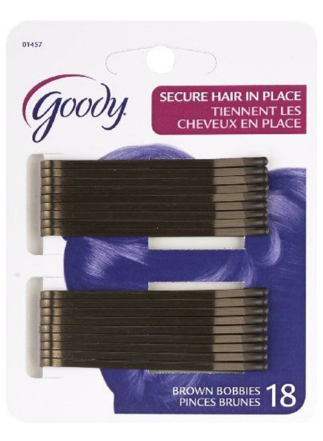 قودي  طقم دبابيس شعر من 18 قطعة أسود 3بوصة