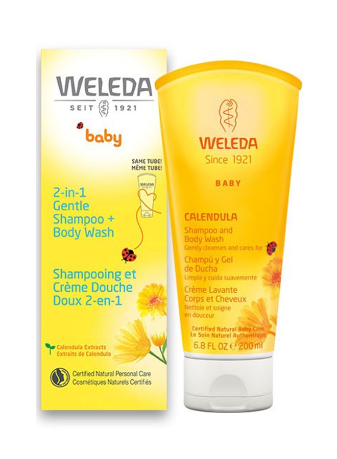 Weleda Gentle Shampoo + Body Wash - Calendula 