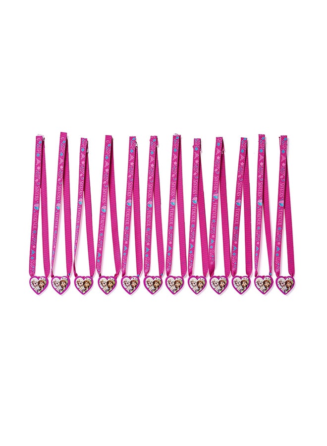 أمسكان قلادة مُزينة بحلية من 12 قطعة - Image 1