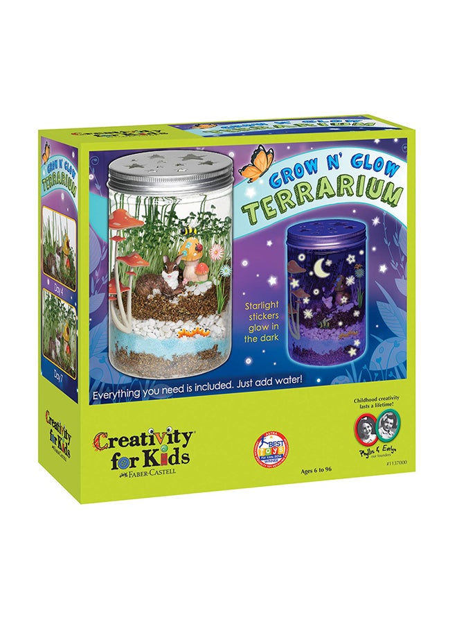 Creativity for Kids Grow N Glow Terrarium Science Toy Kit - Image 1