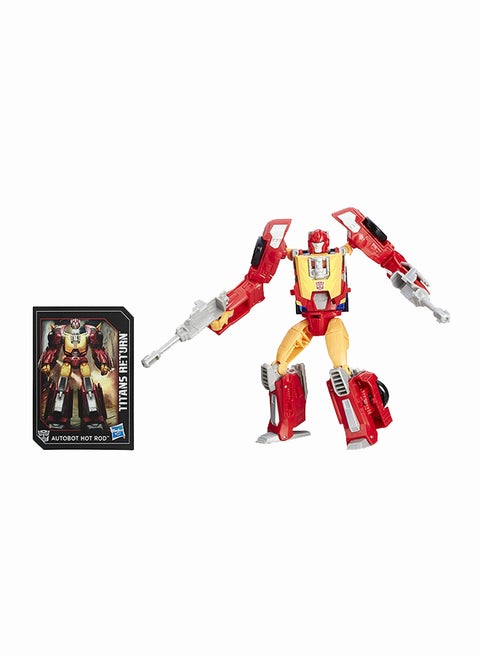 Titans Return Autobot Hot Rod And Firedrive Figure