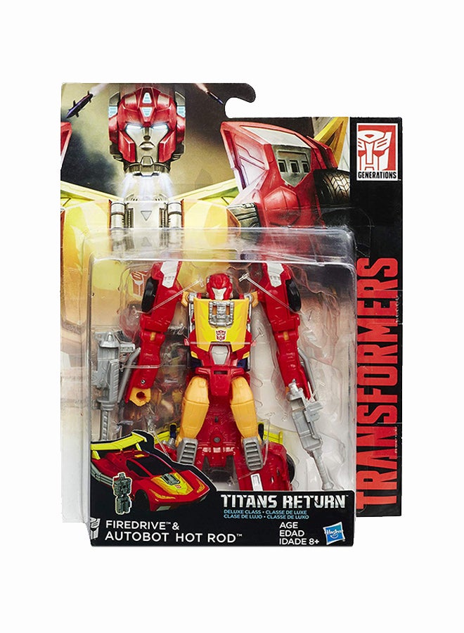 Titans Return Autobot Hot Rod And Firedrive Figure