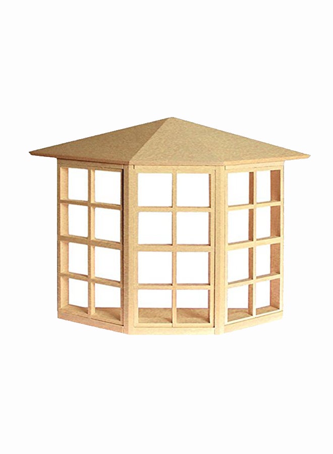 Houseworks, Ltd. 8-Panel Windows And Angled Hood 