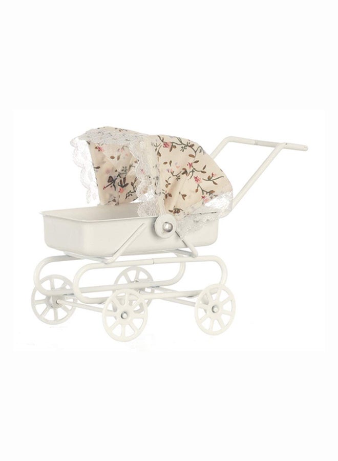 Aztec Imports, Inc. Miniature Dollhouse Baby Carriage With Tilt Top  - Image 1