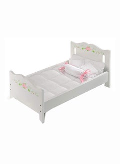 Badger Basket 4-Piece Pillows Doll Bed With Removable Padded Blanket  - Image 1