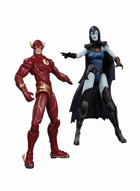 Pack Of 2 Injustice The Flash Vs. Raven Action Figure