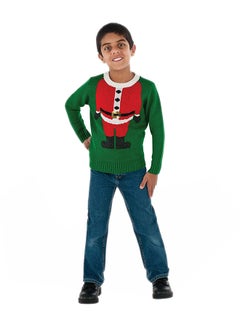 Santa Head Ugly Christmas Sweater Costume