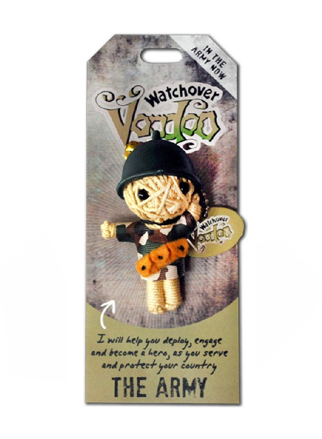 The Army Voodoo Novelty Keychain