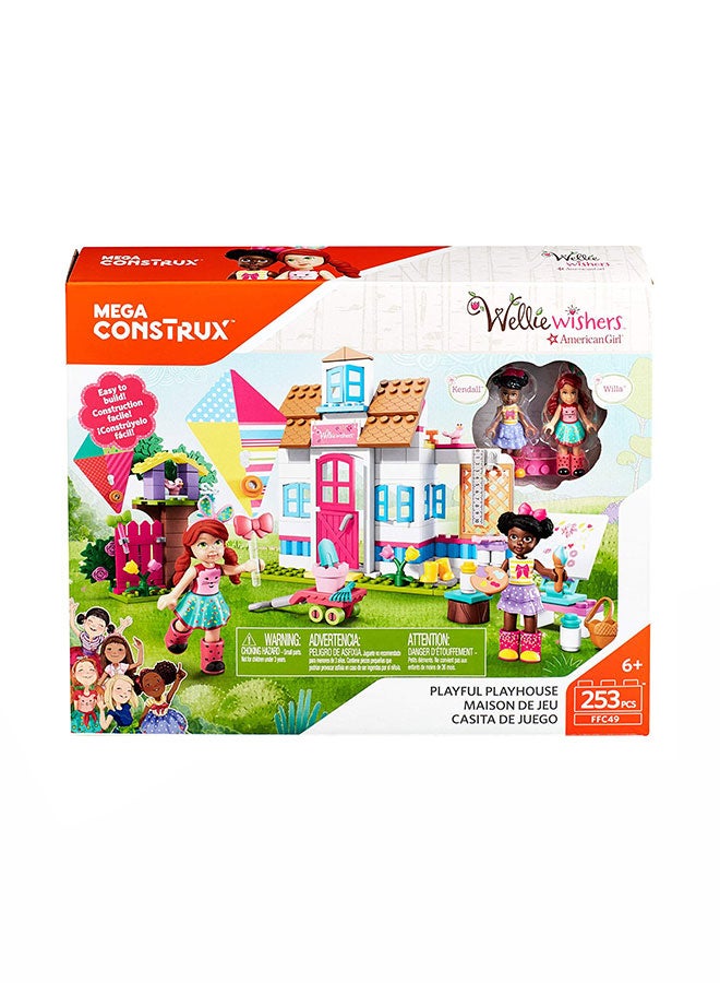 Mega Bloks Mega Construx Welliewishers Playful Playhouse Buildable Playset  - Image 1