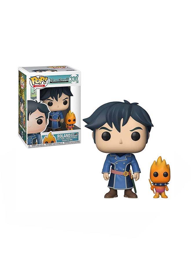 Pop Games Ni No Kuni S1 Roland With Higgledies Collectible Figure 9.53cm