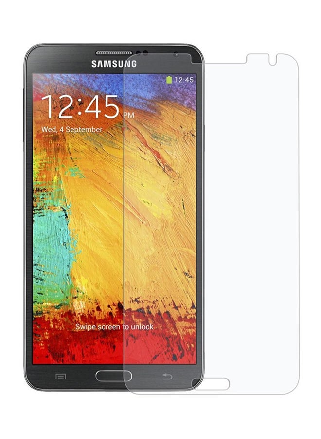 لاصقة حماية الشاشة من الزجاج المقوى لهاتف جالاكسي نوت 3 شفاف