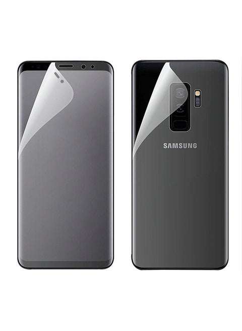 Front And Back Screen Protector For Samsung Galaxy S9 Plus Clear