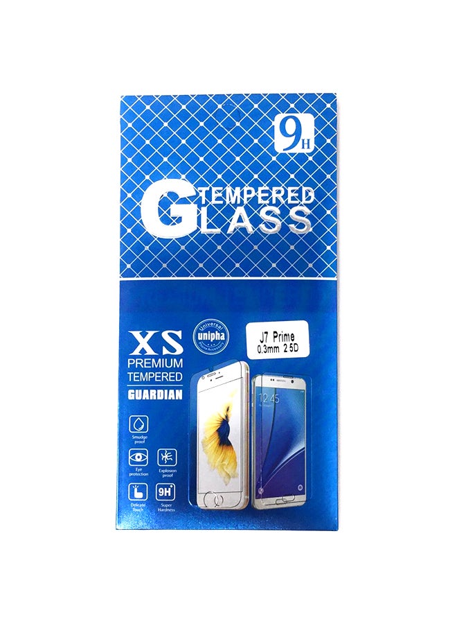9H Premium Tempered Glass Screen Protector For Samsung Galaxy J7 Prime Clear