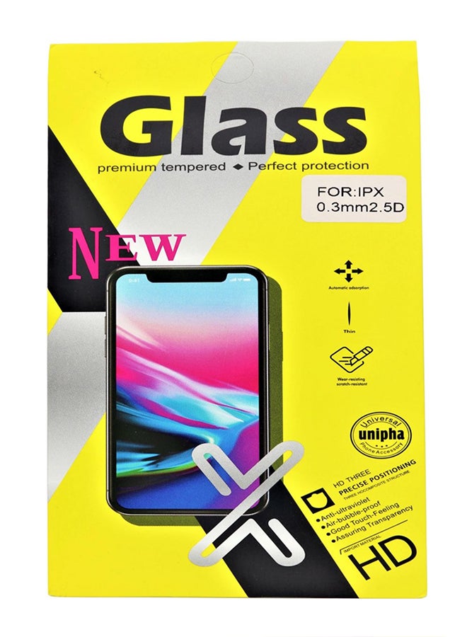 Glass Screen Protector For Apple iPhone X Clear