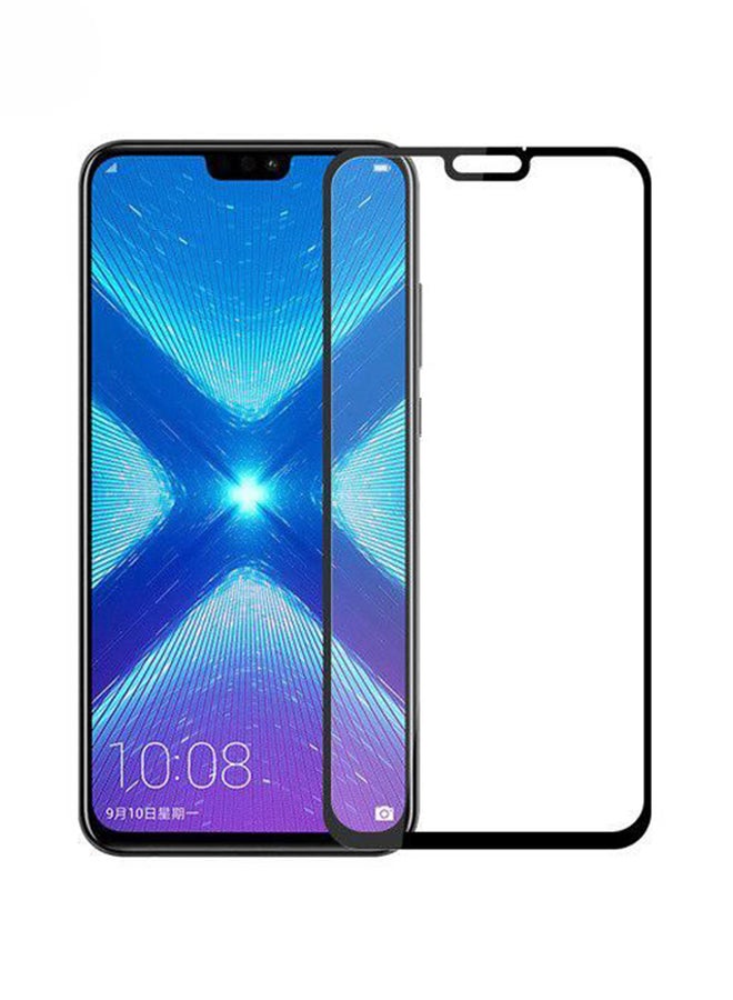 Glass Framed 5D Tempered Glass Screen Protector For Huawei Honor 8X Clear/Black  - Image 1
