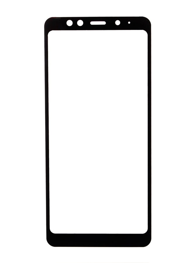 لاصقة حماية الشاشة من مادة الجيلاتين لهاتف سامسونج جلاكسي A8  بلس 2018 شفاف