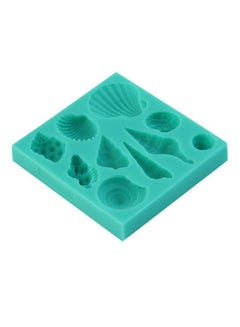 3D Seashell Beach Shells Cake Molds Chocolate Mould Decoration Blue