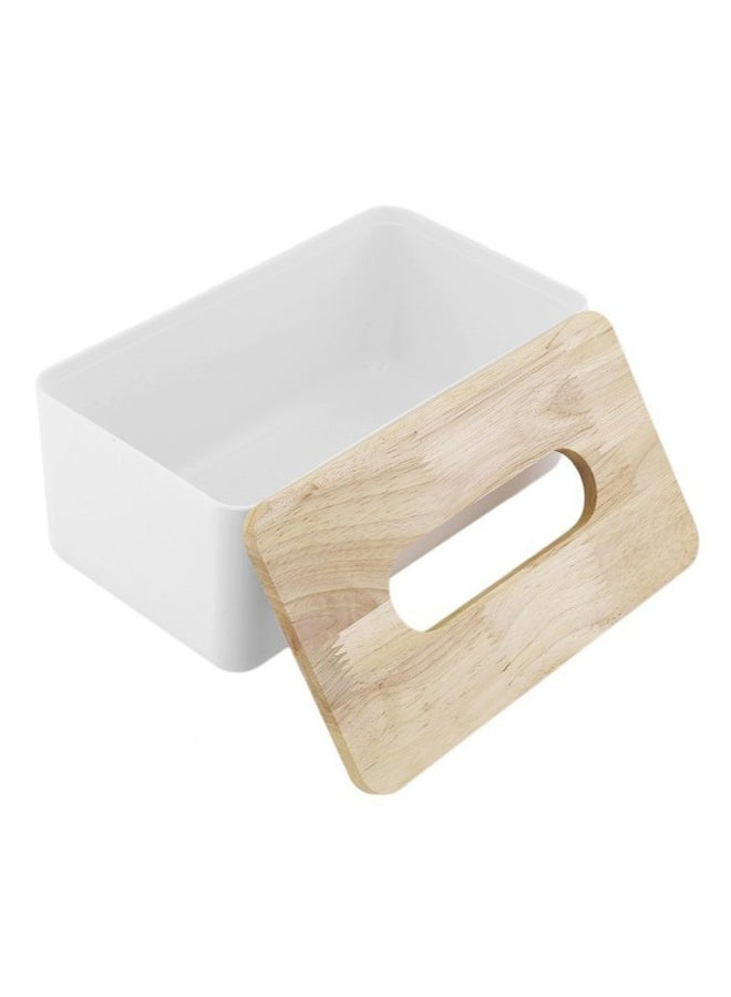 Generic Home Car Container Decoration For Removable Tissue Box White/Beige  - Image 1