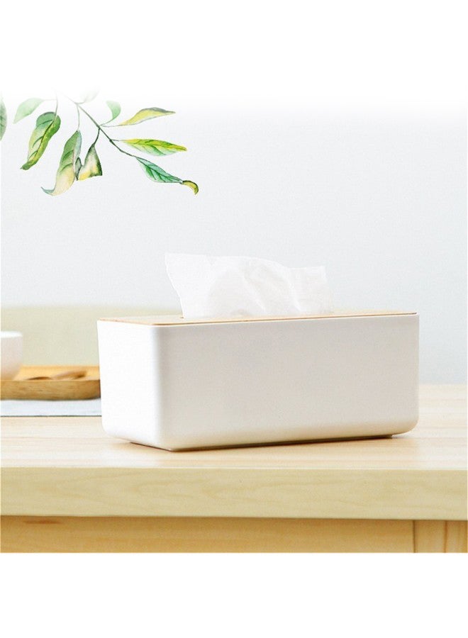 Generic Home Car Container Decoration For Removable Tissue Box White/Beige  - Image 2