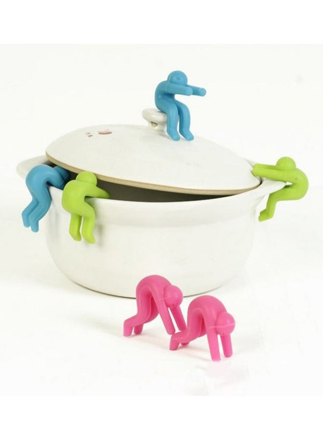 Overflow Anti Villain Lid Heightening Pot Cover Blue - Image 4