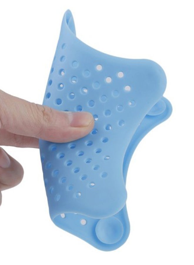 Kitchen Waste Sink Strainer Blue 5.9 x 5.5inch  - Image 3