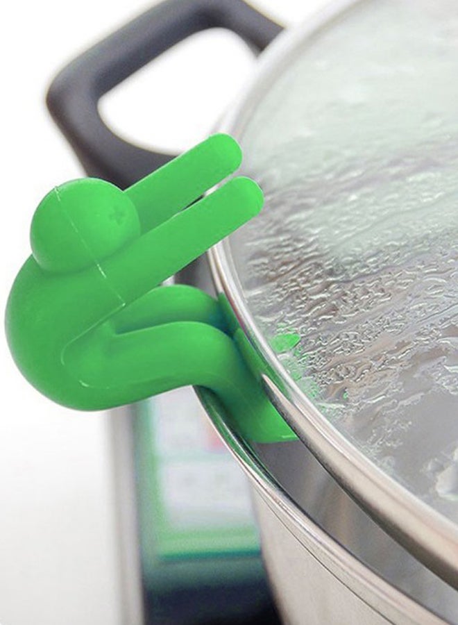 Overflow Anti Villain Lid Heightening Pot Cover Green - Image 2