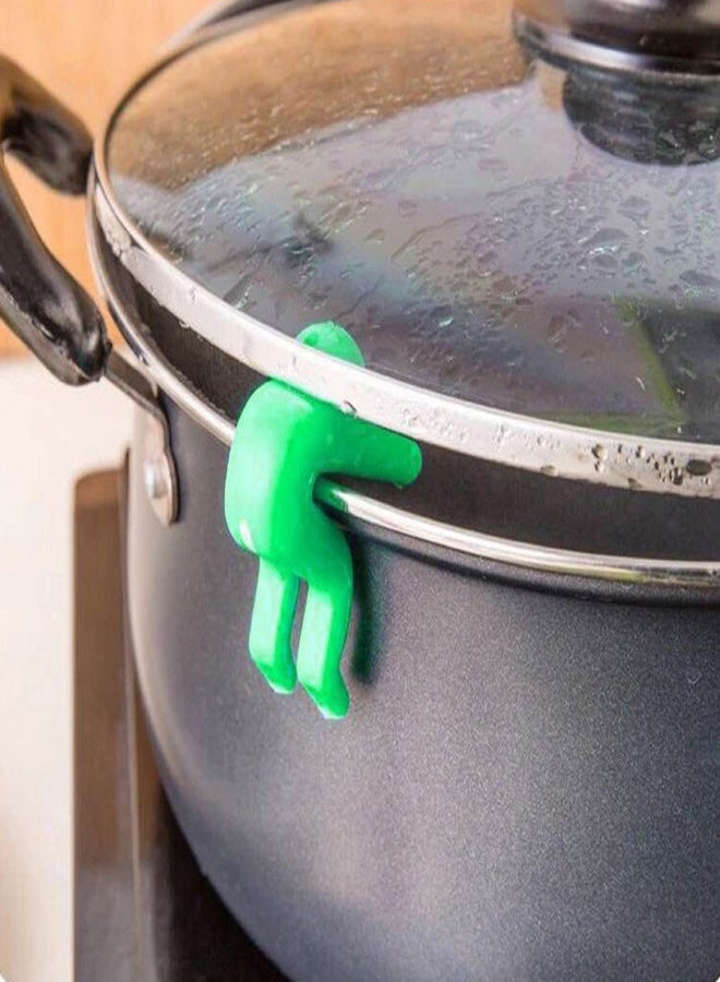 Overflow Anti Villain Lid Heightening Pot Cover Green - Image 3