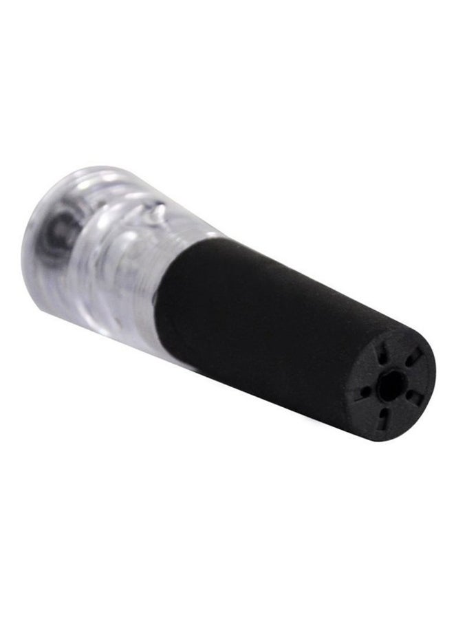 Wine Suction Plug Vacuum Stopper Black/Clear 8.2x2.8x1.8centimeter  - Image 1