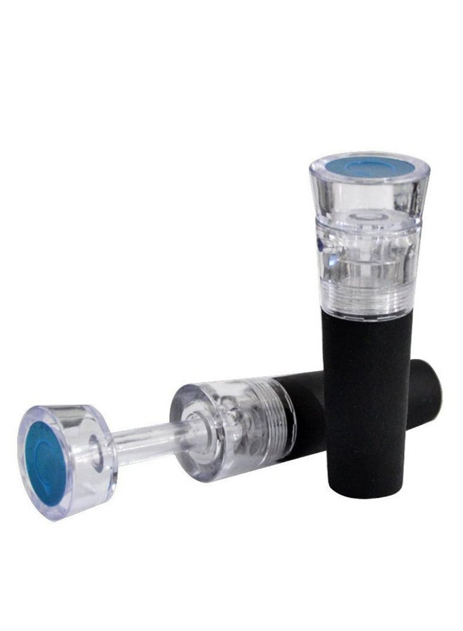 Wine Suction Plug Vacuum Stopper Black/Clear 8.2x2.8x1.8centimeter  - Image 4